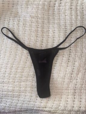 Black Women's Mesh Thong G-String - Intimates